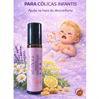 Roll On Aromaterapia Xô Cólica Baby Natural Blend Óleos Essenciais Tropfen em Oferta na Shopee