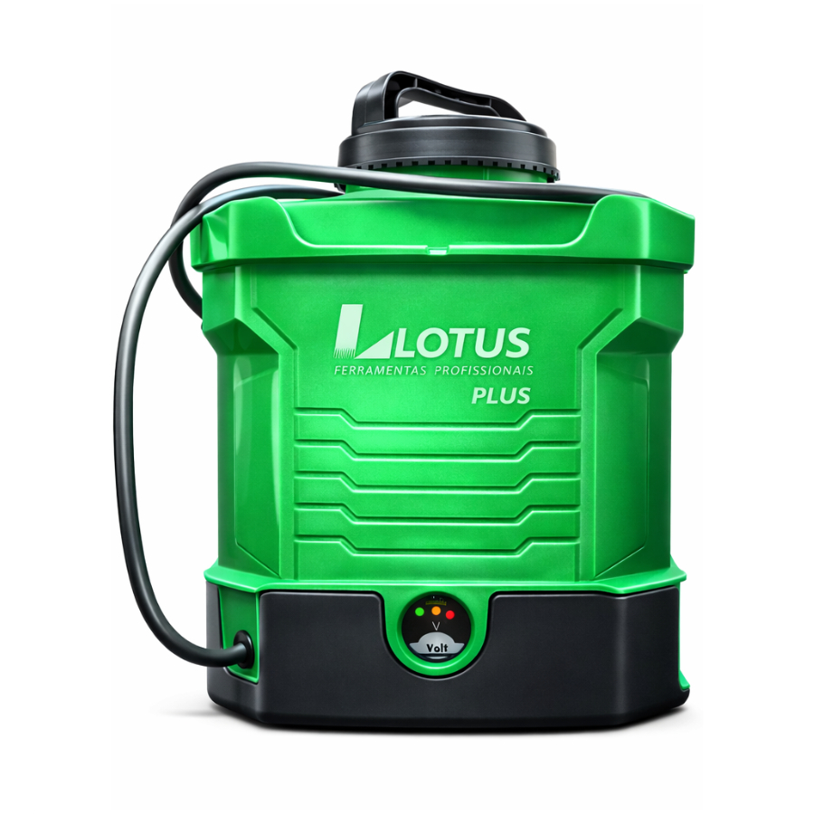Pulverizador Elétrico Lotus 5L 12V Bateria Recarregável