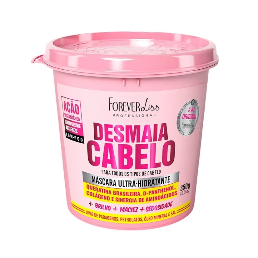Máscara Ultra Hidratante Desmaia Cabelo 350G Forever Liss em Oferta na Shopee