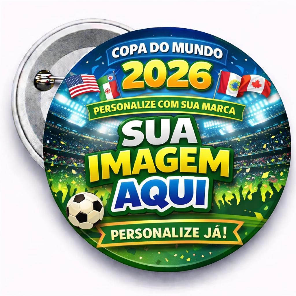 Boton Button Botton Personalizados - 4,5 cm - 50 Peças