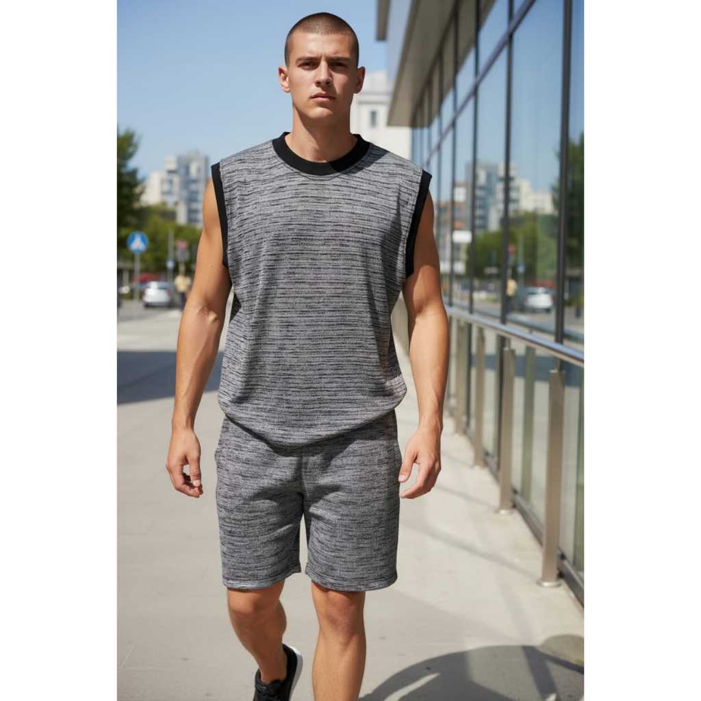 Conjunto Streetwear Masculino Lanzinha Moderna: Conforto e Estilo Respirável
