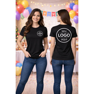 Camiseta Personalizada com Sua Logo Ideal para Empresas e Eventos em Oferta na Shopee