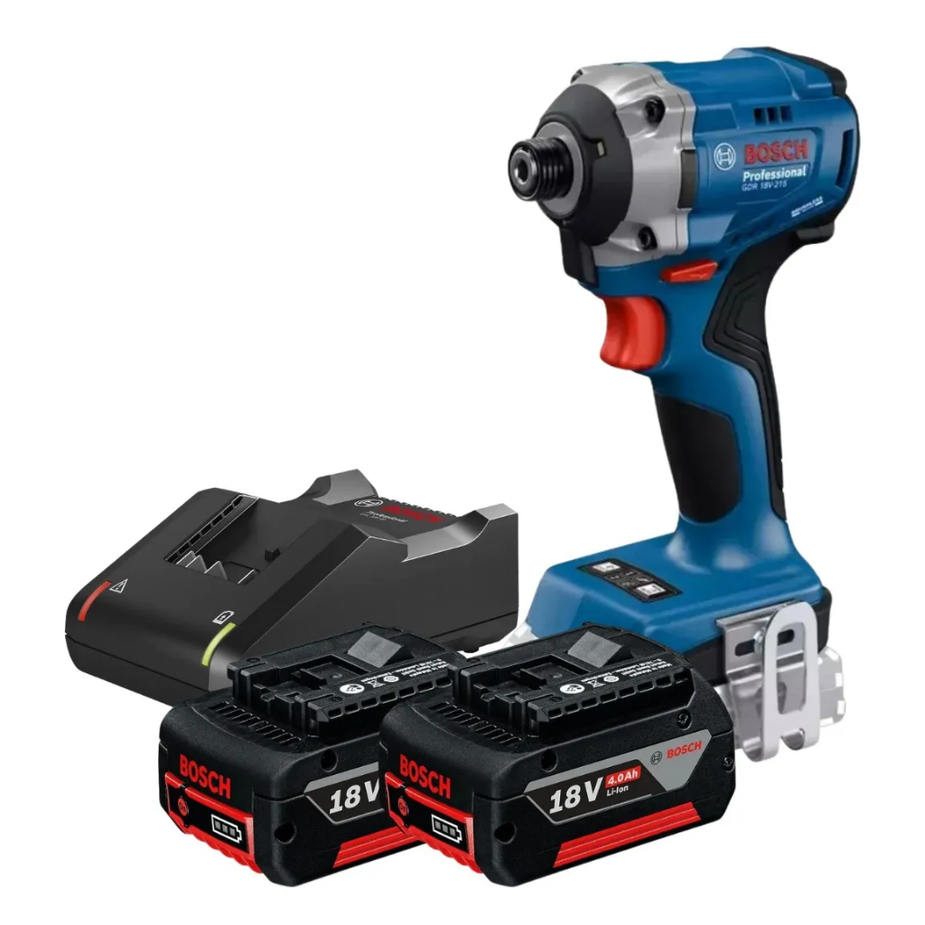 Parafusadeira De Impacto Bosch 2 Bateria 4ah Gdr 18v-215 Bivolt