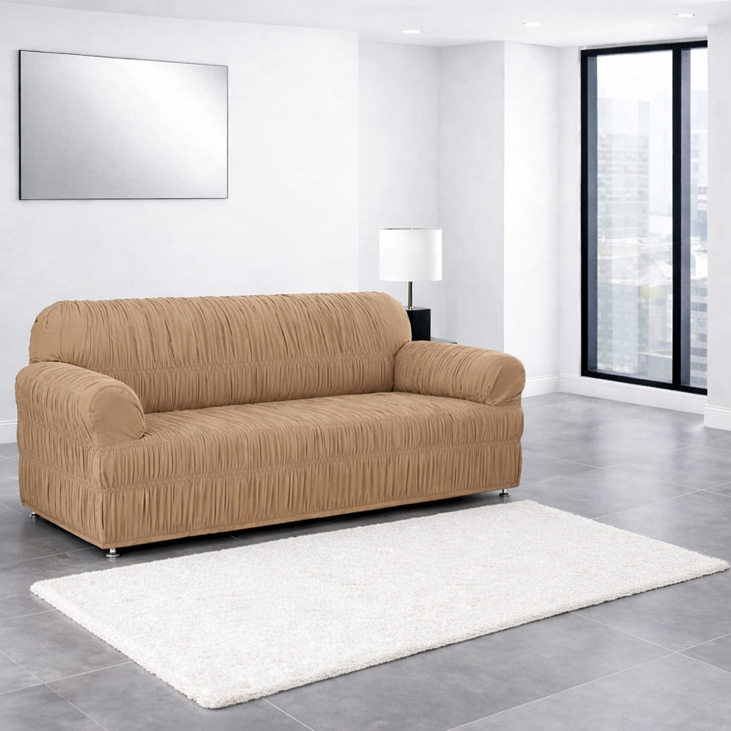 Kit Capa De Sofá 3 Lugares 25 Elásticos em Malha Gel Avulsa