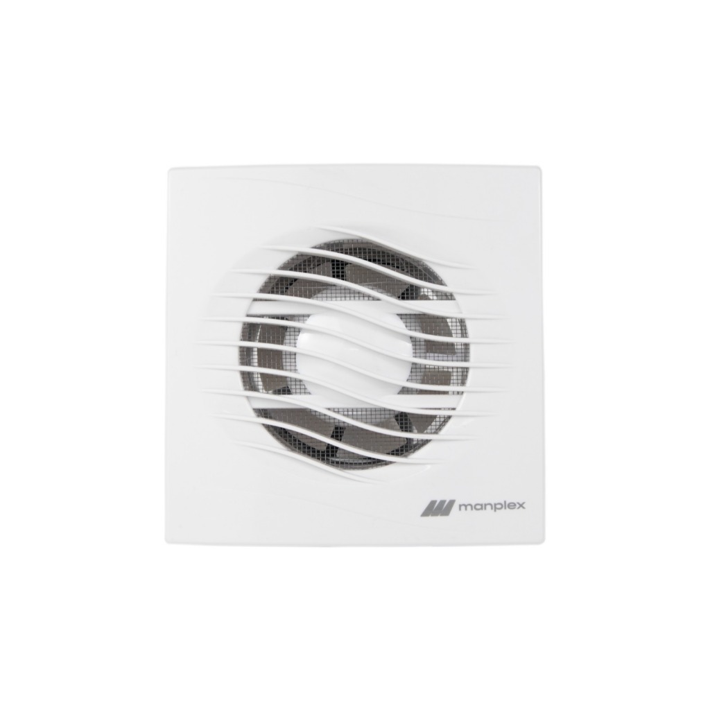 Exaustor Banheiro 100mm Bivolt Manplex 6W Embutir Silencioso Parede Teto