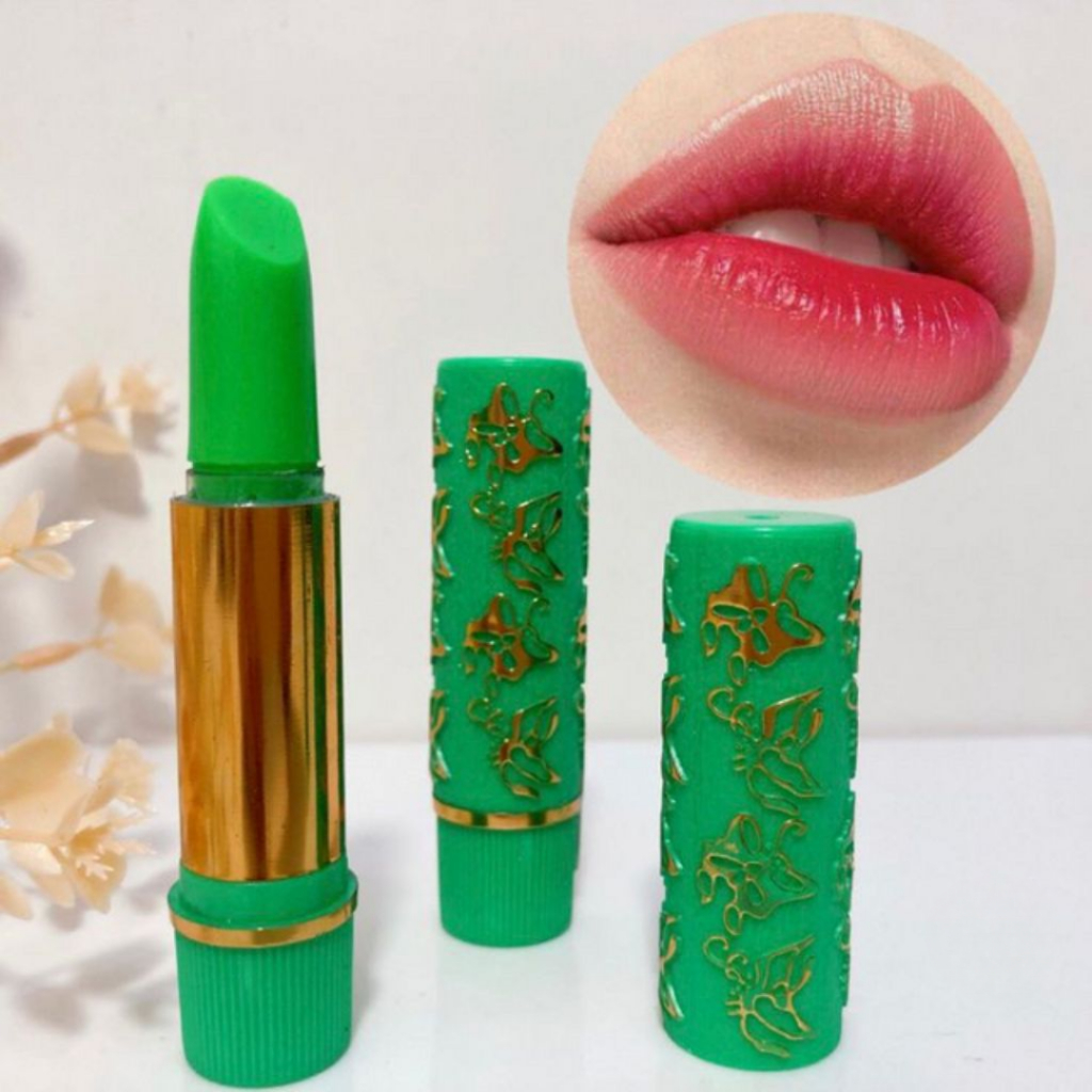 Batom Verde da Vovó Boca Rosa Natural em Bastão | Lip Tint Ativa a Cor com pH da Boca