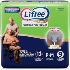 Lifree Fralda-Calça Extra Abs Regular P/M9