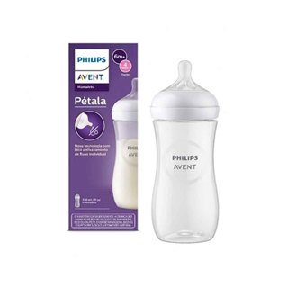 Mamadeira Philips Avent pétala 330ml Bico Antivazamento 6m+ Ritimo Individual em Oferta na Shopee