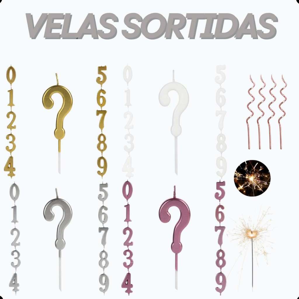Velas Aniversario Pequena Sortida Premium Festa Decoração em Oferta na Shopee
