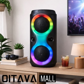 Caixa De Som Bluetooth Multimídia Led Rgb Usb Fm Tws 50w Cor Cs-29 em Oferta na Shopee
