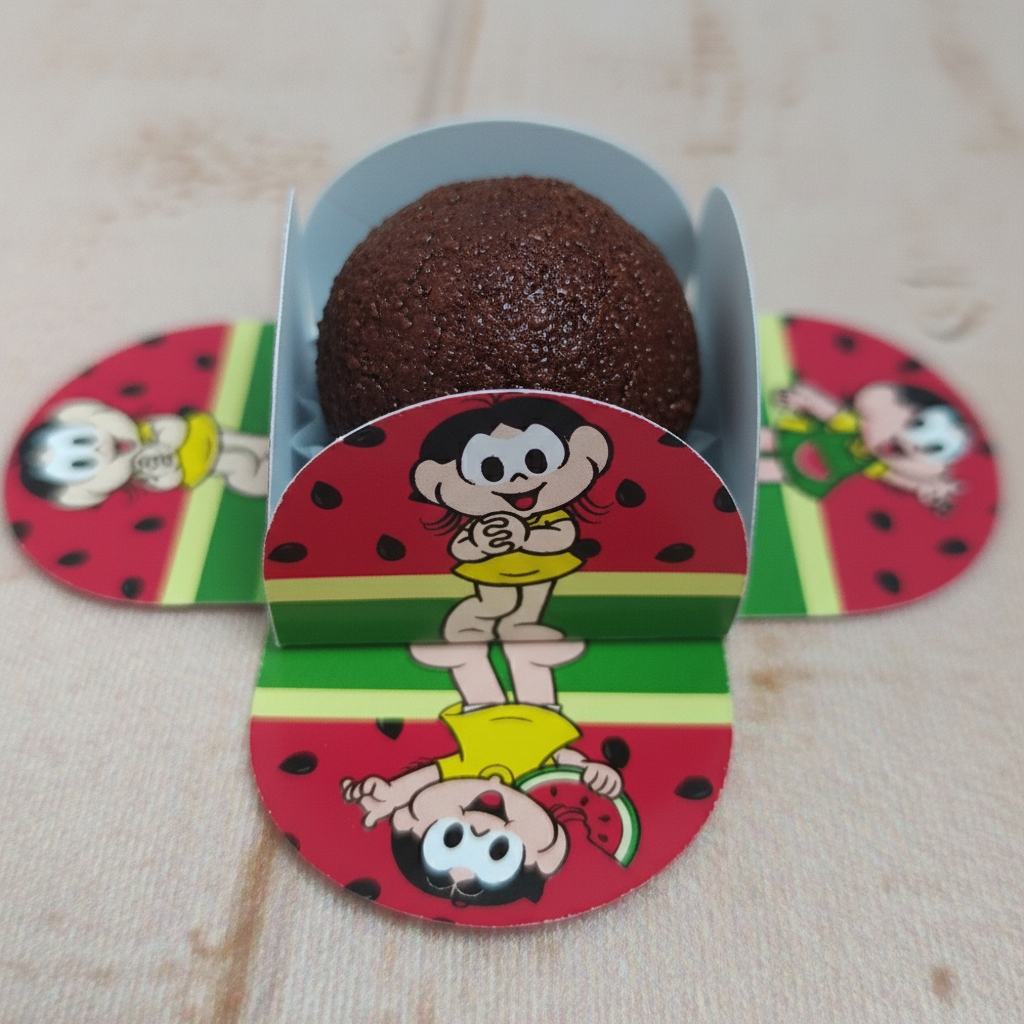 Forminha de Doce Magali para Festa Infantil – Decoração de Aniversário –Forminha Brigadeiro Personalizada