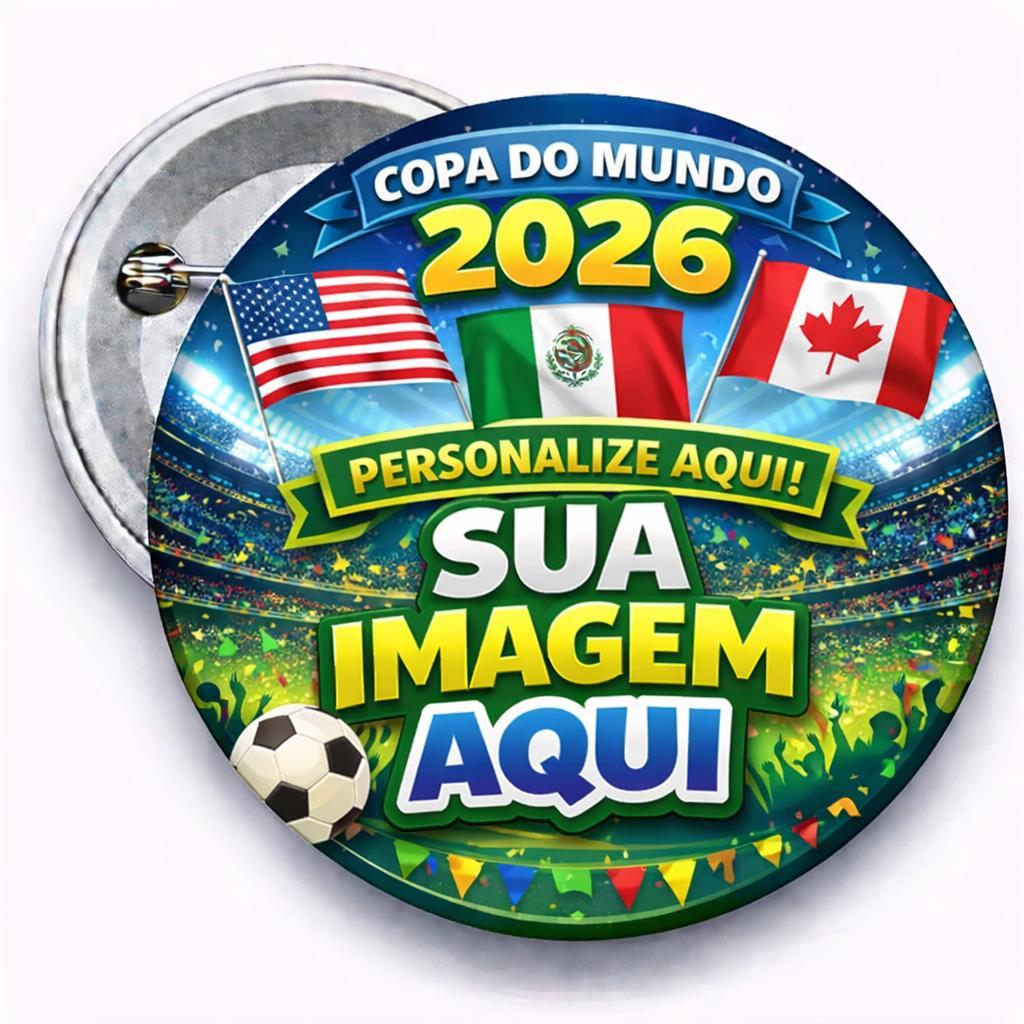 Boton Botton Button 2,5 cm Personalizados - 100 unidades em Oferta na Shopee