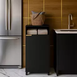 QUEIMA DE ESTOQUE - Aparador para para Botijão de Gás – Ideal para Organização de Cozinha