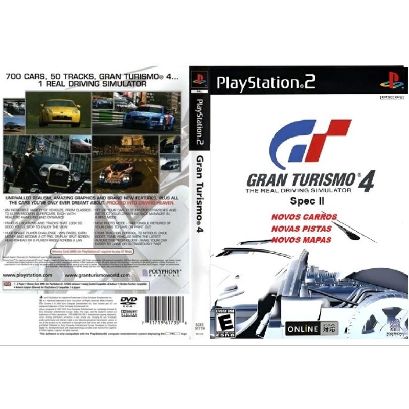 Grand turismo 4 spec 2 TURBO + GAMEPLAY DO JOGO PS2 2026 atualizado