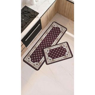 Kit Tapete Passadeira Belga Antiderrapante 2 peças Texfine em Oferta na Shopee