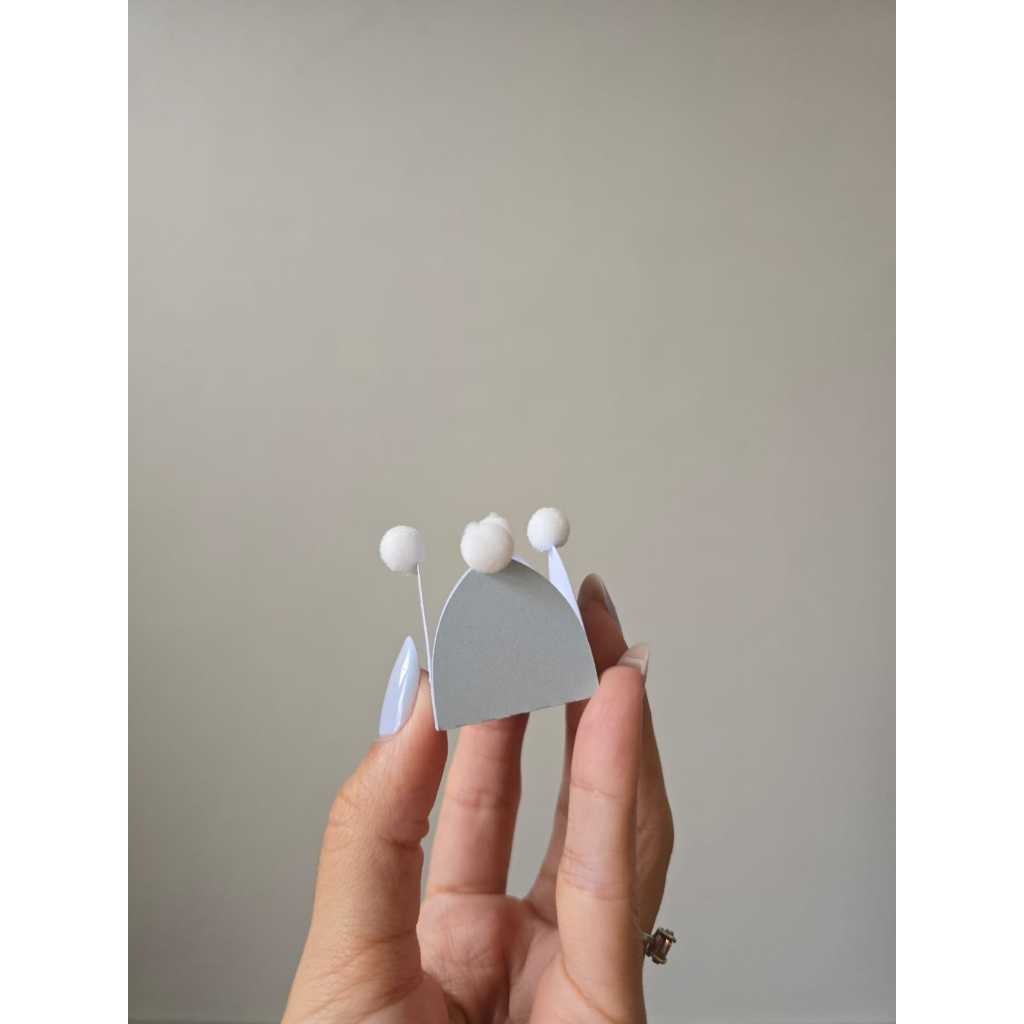 ✨ Forminhas Decorativas com Pompom – Tons Neutros ✨