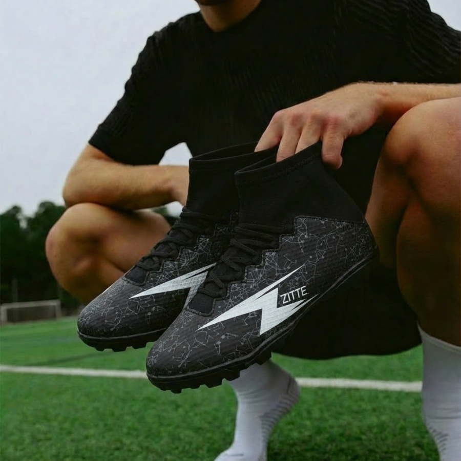 Chuteira ZITTE FUTSAL ORIGINAL costurada cano alto preço imperdivel