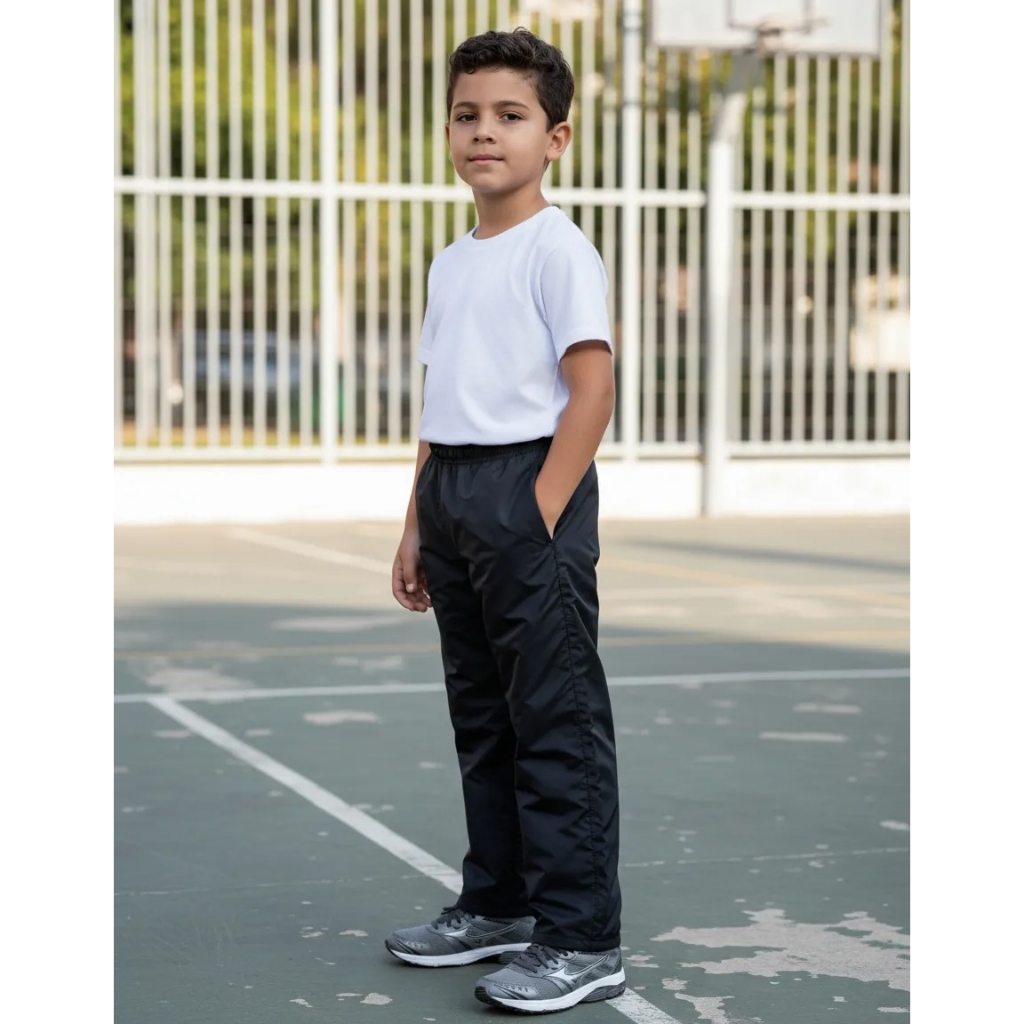 Calça Infantil Juvenil Impermeável Neve com Forro e enchimento em fibra Frio Intenso Neve em Oferta na Shopee