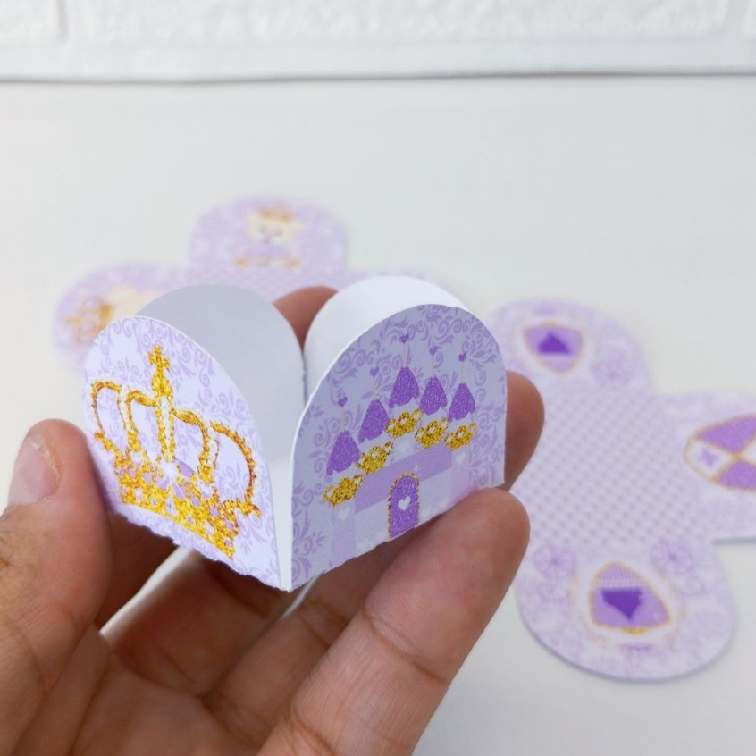 Forminha de Doces Ursinha realeza lilás/ Personalizada no Tema /Lembrancinha de Festa /Aniversário