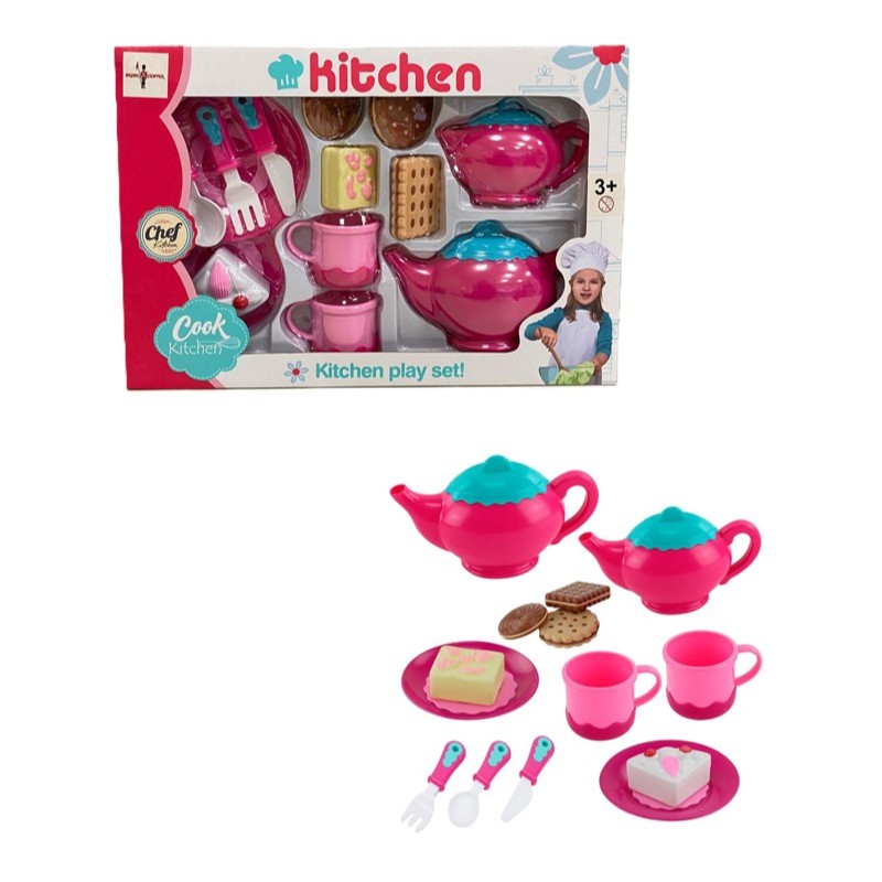 Kit Cozinha Chá da Tarde Infantil - Brink Center em Oferta na Shopee