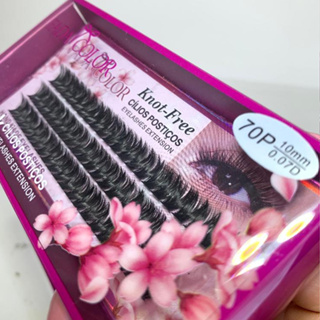 Cílios 70p Fada Color/Laganaku em Oferta na Shopee