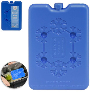 Bloco De Gelo Artificial Plástico 200ml Azul Reutilizável