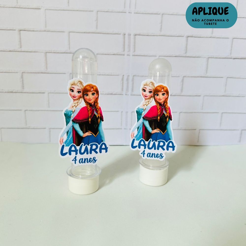 Apliques Personalizados para Tubetes Frozen / Lembrancinhas / Kit Festa infantil Frozen / Apliques Frozen