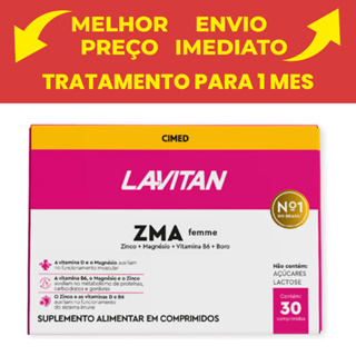 Lavitan Testo Feminino Cimed C/ 30 Comprimidos- Sem Lactose em Oferta na Shopee