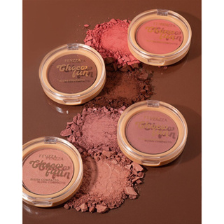 Blush Compacto Choco fun FENZZA em Oferta na Shopee