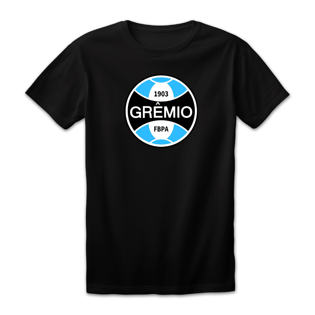 Camiseta Unissex Estampa GREMIO Futebol Algodão Conforto Edição Limitada Verão Dia a Dia Promoção