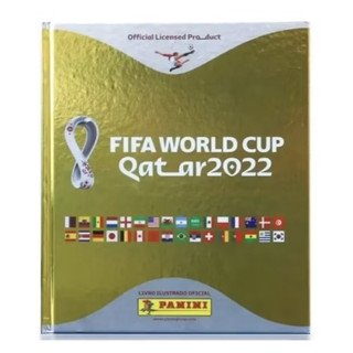 Album Qatar 2022 Capa Dura Dourada World Cuo Raro Item Colecionável.