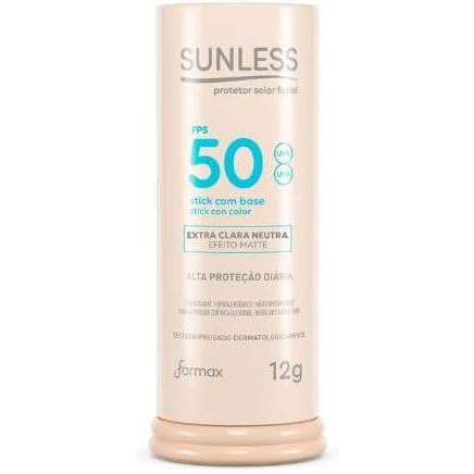 Protetor Solar Facial em Bastão Stick Extra Clara Neutra