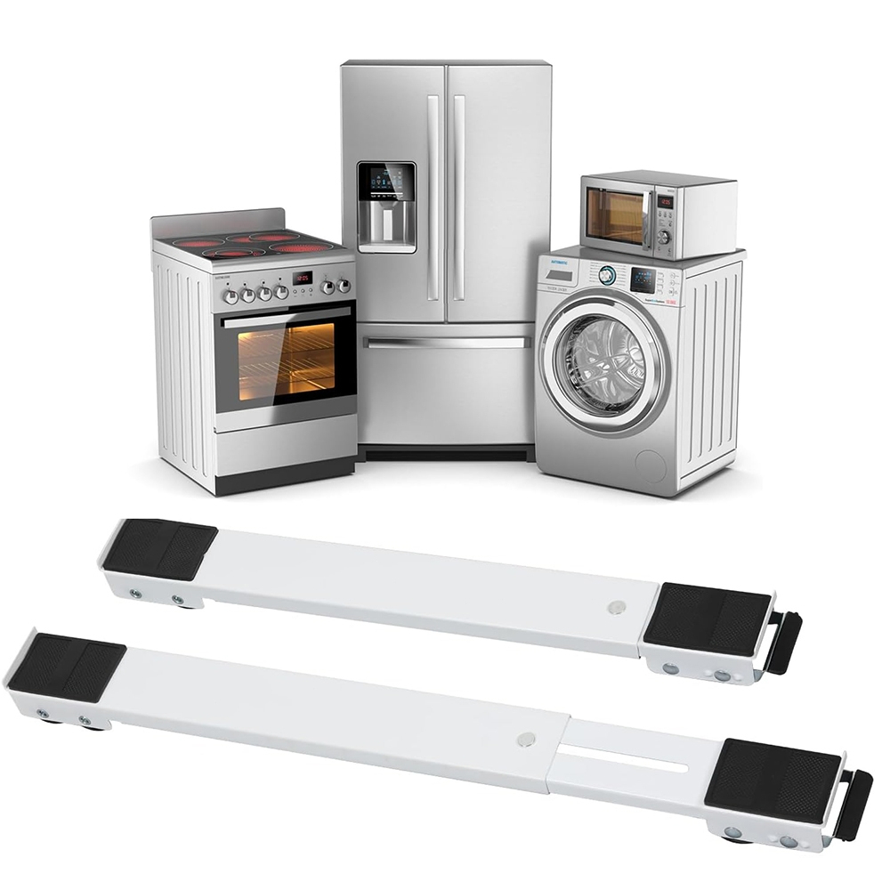 Suporte Universal de Alumínio De Base Com Rodinha Para Geladeira Fogão E Máquina De Lavar Lousa Base Carrinho em Oferta na Shopee