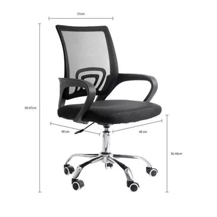 Cadeira de escritório Ergonômica Mesh com Altura Ajustável