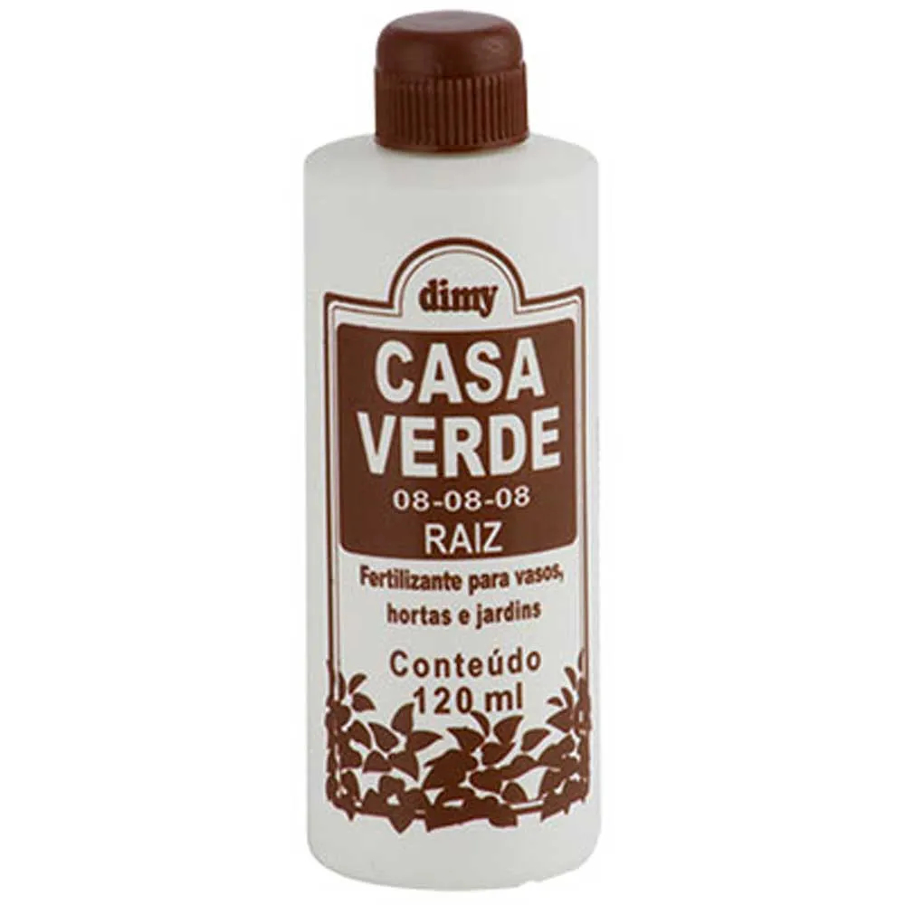 Fertilizante Casa Verde Raiz NPK 08-08-08 120 mL