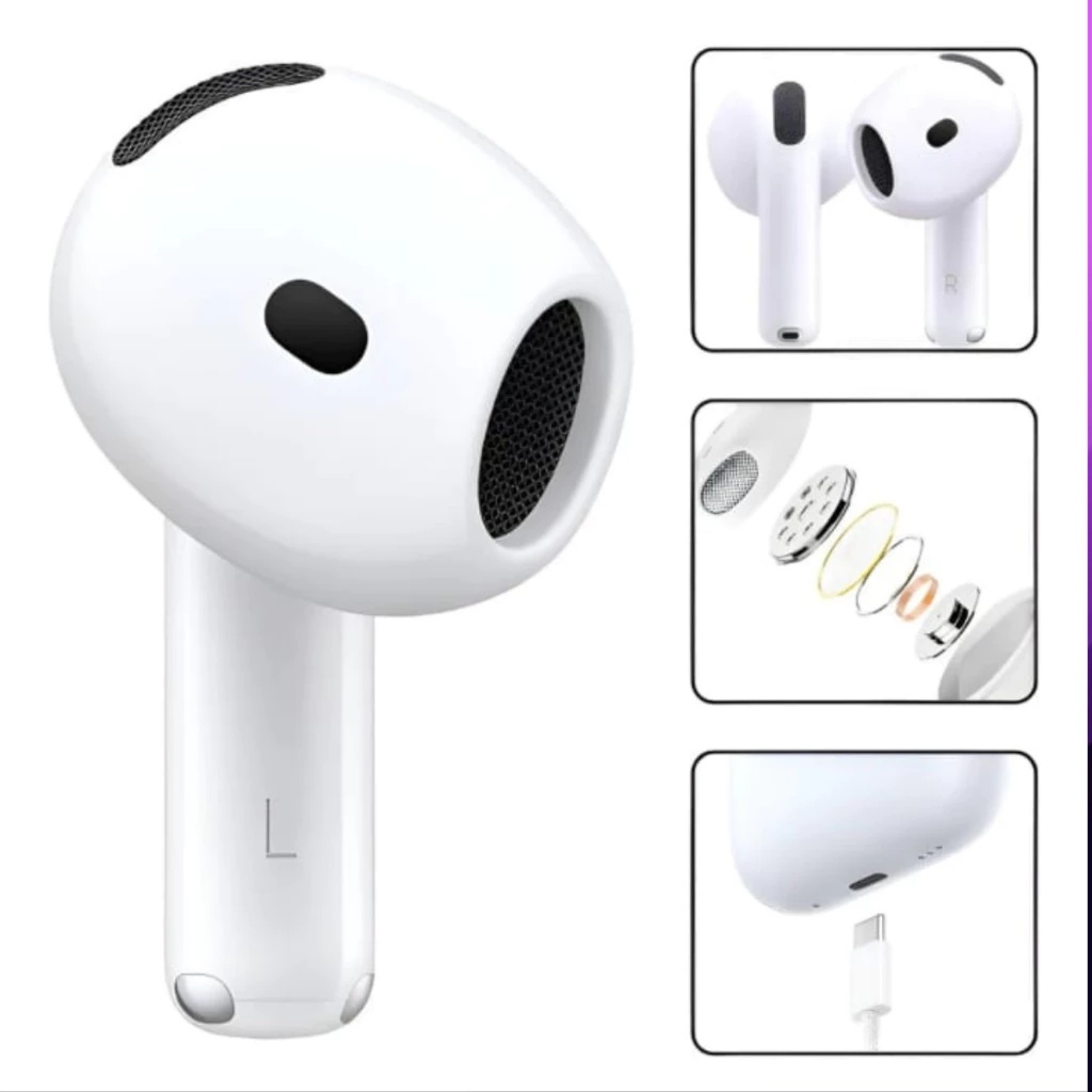 AirPods (3° Geração) Adaptive EQ H1 Fone De Ouvido Sem Fio Bluetooth Com Estojo De Carregamento em Oferta na Shopee