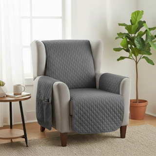 Protetor de Poltrona Capa de Sofá 1 Lugar com Proteção e Segurança com Porta Objetos em Oferta na Shopee