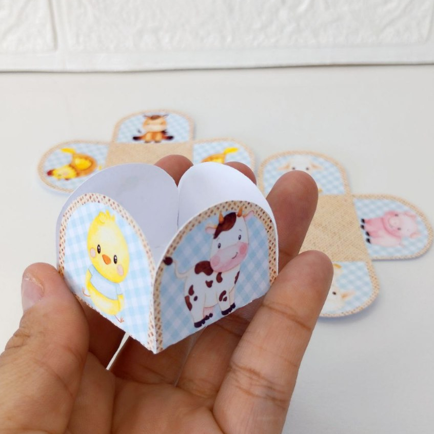 Forminha de Doces FAZENDINHA MENINO Personalizada no Tema /Lembrancinha de Festa /Aniversário