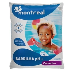 Barrilha leve PH + elevador de PH Montreal 2kg para qualquer tipo de piscina