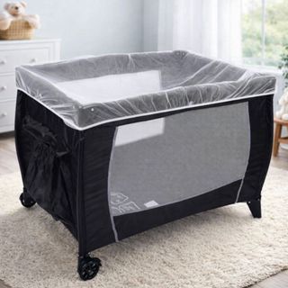 Mosquiteiro para Berço Desmontável 130x120cm Branco Proteção Bebê Anti Insetos em Oferta na Shopee