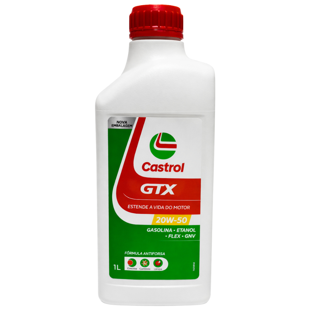 Óleo Lubrificante Motor Castrol 20w50 Gtx Antiborra Api Sl em Oferta na Shopee