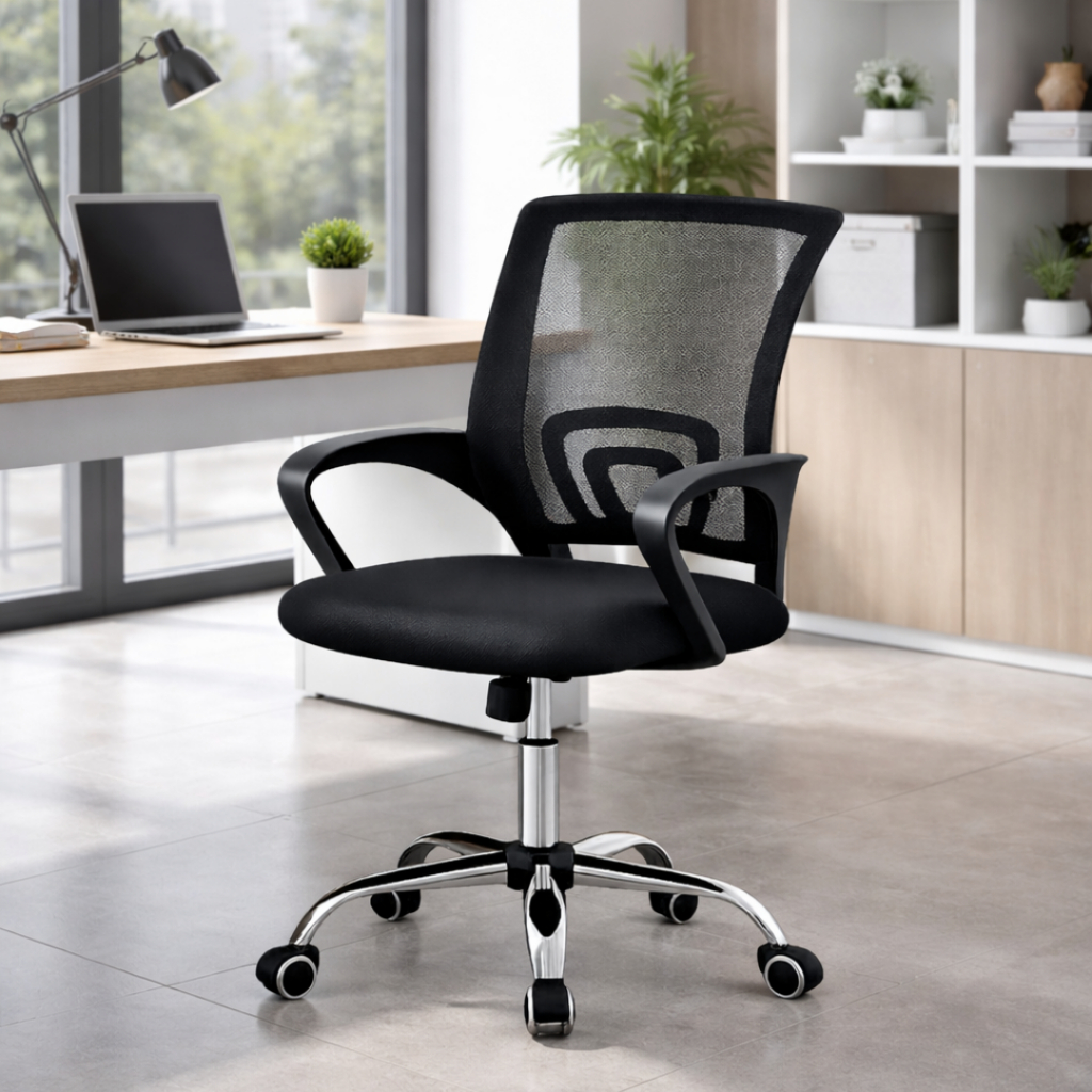 Cadeira de Escritório Home Office Giratória Ergonômica – Até 120kg