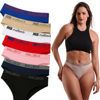 Kit 10 Calcinha Conforto Algodão Mallbeck em Oferta na Shopee