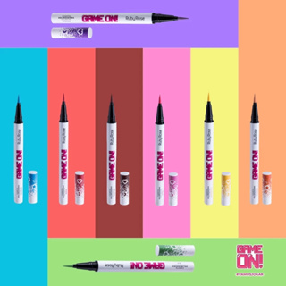Caneta Delineadora Game On HB2201 Ruby Rose - Azul / Roxa / Rosa / Verde / Vermelho / Marrom em Oferta na Shopee