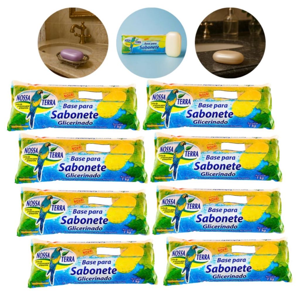 10kg De Base Glicerinada Nossa Terra