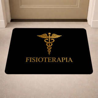 Tapete de Porta Antiderrapante - Fisioterapia - Entrada - 40x60 - Profissão - Fisio - Fisioterapeuta em Oferta na Shopee