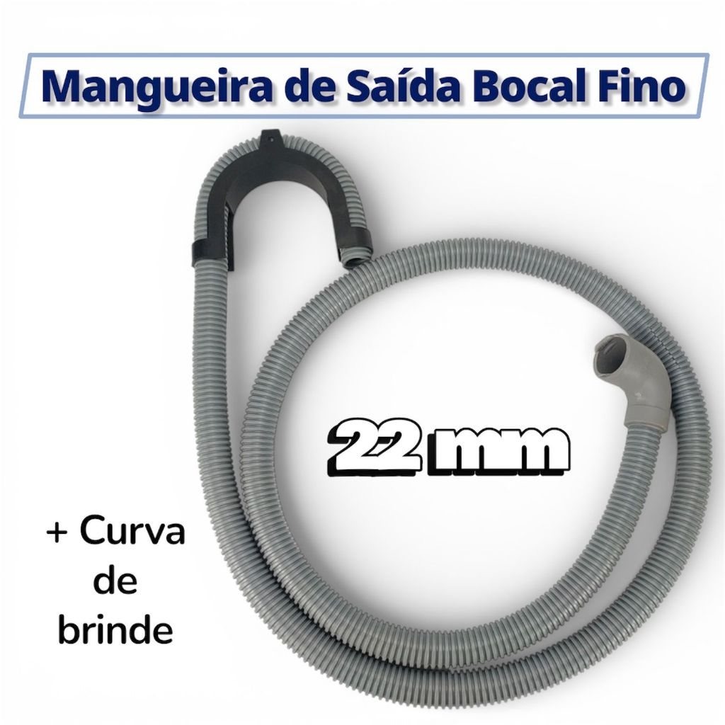 Mangueira Saída de Água 2metros Bocal fino para Lava Louças e Máquinas Compativeis em Oferta na Shopee