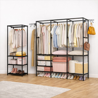 Vittak Arara Organizadora Guarda Roupa Portátil – Unitária ou Tripla 3 Divisórias – Rack Organizador Multifuncional em Oferta na Shopee