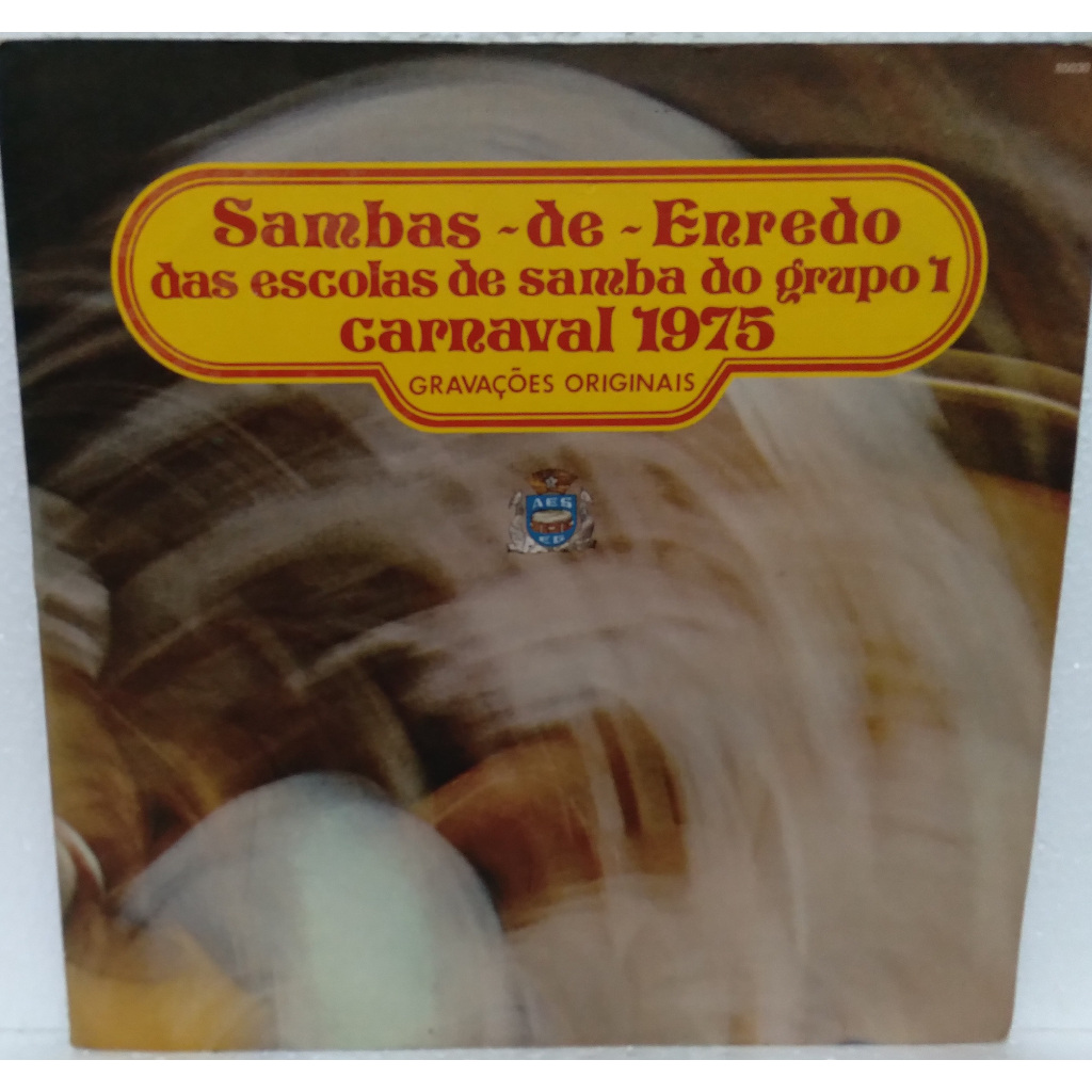 Lp - Escolas de Samba Grupo 1 - Sambas Enredo Carnaval de 1975