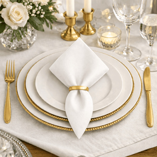 Kit 6 Guardanapos em Tecido Oxford Premium 35 x 35 Acabamento Bainha em Oferta na Shopee